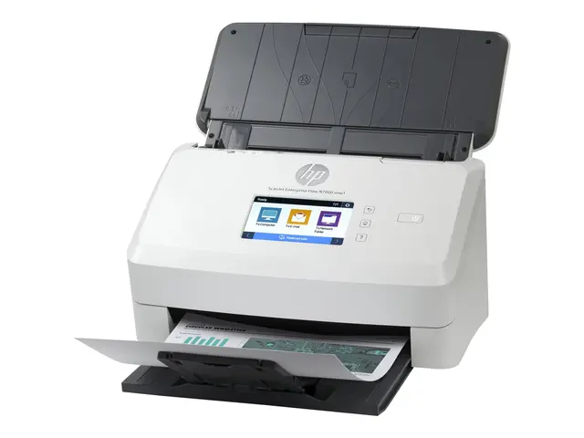 HP ScanJet Enterprise Flow N7000 snw1 - Dokumentskanner CMOS / CIS - Dupleks - 216 x 3100 mm - 600 dpi x 600 dpi - inntil 75 spm (mono) / inntil 75 spm (farge) - ADF (80 ark) - inntil 7500 skann pr. dag - USB 3.0, LAN, Wi-Fi(n) 
