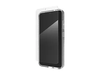 ZAGG Luxe - Baksidedeksel for mobiltelefon grafen - blank - med skjermbeskytter - for Samsung Galaxy S25