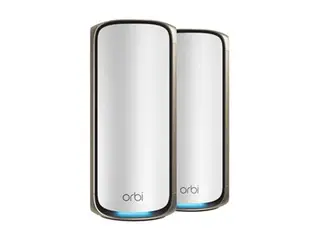 NETGEAR Orbi 970 Series RBE972S - Wi-Fi-system (ruter, utvider) - inntil 5400 kvadratfot - maske 10GbE, 2.5GbE, Wi-Fi 7 Quad-Band