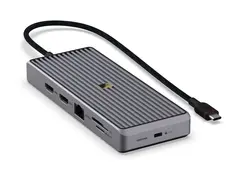 Unisynk - dokkingstasjon - USB-C 2 x HDMI - 1GbE