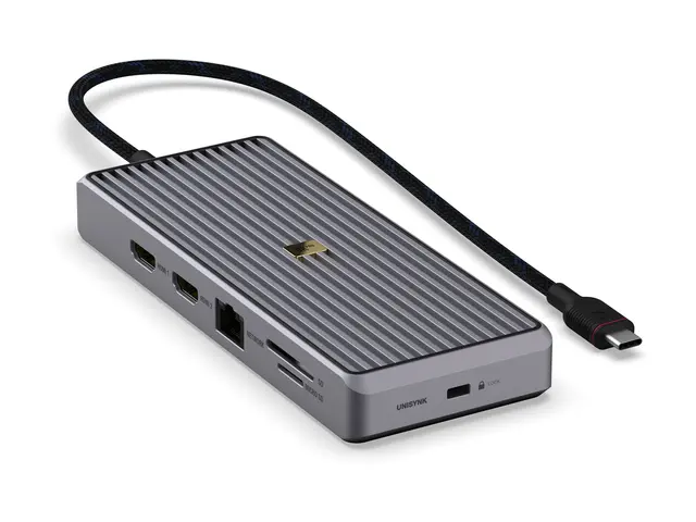 Unisynk - dokkingstasjon USB-C 2 x HDMI 1GbE