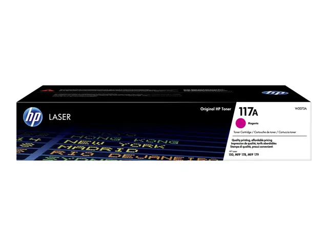HP 117A - Magenta - original - tonerpatron (W2073A) - for Color La...