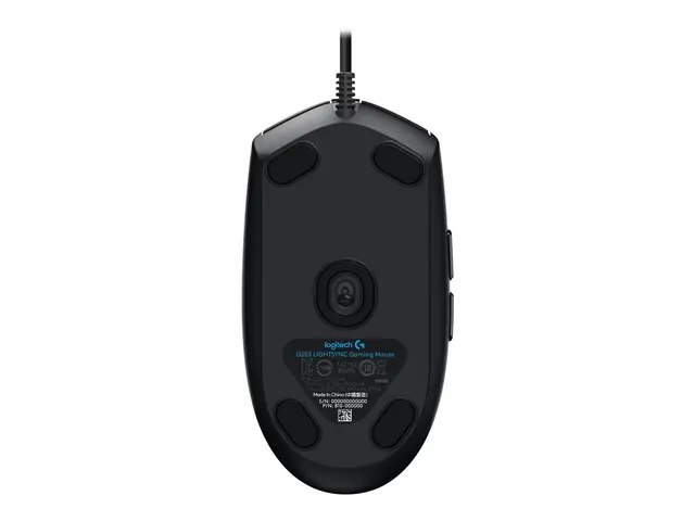 Logitech Gaming Mouse G203 LIGHTSYNC - Mus - optisk - 6 knapper - ...