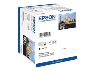 Epson T7441 - 181.1 ml - svart - original blister - blekkpatron - for WorkForce Pro WP-M4015 DN, WP-M4095 DN, WP-M4525 DNF, WP-M4595 DNF