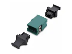 Startech - Nettverkkopler - TAA-samsvar - MTP/MPO/PC multi-mode (hunn) til MTP/MPO/PC multi-mode (hunn) fiberoptisk - 50 / 125 mikroner - OM3/OM4 - passiv - akvamarin