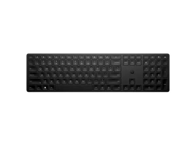 HP 455 - Tastatur programmerbar trådløs 2.4 GHz Pan Nordic svart f...