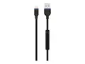 Unisynk Premium - Lightning-kabel Lightning hann til USB hann - 1.2 m - svart