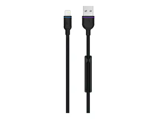 Unisynk Premium - Lightning-kabel Lightning hann til USB hann - 1.2 m - svart