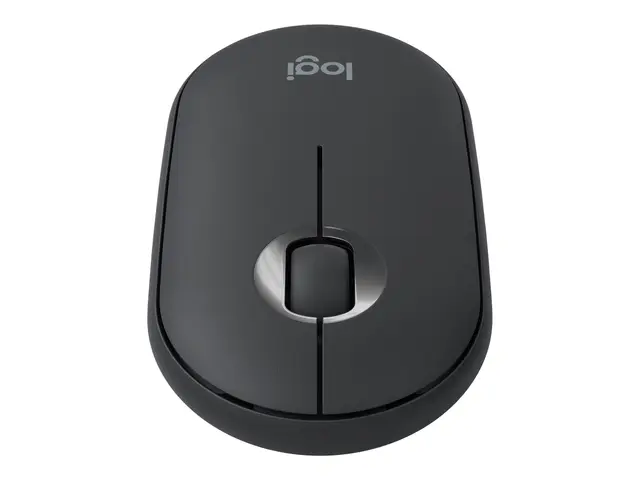 Logitech Pebble M350 - Mus optisk 3 knapper trådløs 2.4 GHz, Bluet...