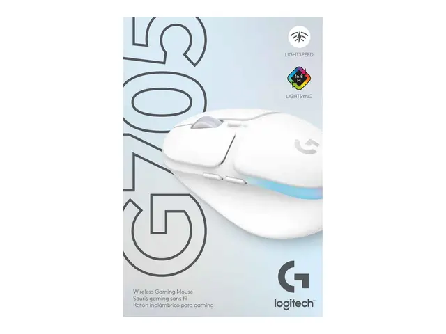 Logitech G G705 - Mus små hender 6 knapper trådløs Bluetooth USB L...
