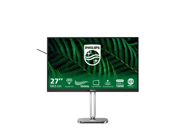 Philips 27B2G5601 - 5000 Series LED-skjerm USB 27" 2560 x 1440 QHD...