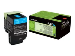 Lexmark 802C - Cyan - original - tonerpatron LCCP, LRP for Lexmark CX310dn, CX310n, CX410de, CX410dte, CX410e, CX510de, CX510dhe, CX510dthe
