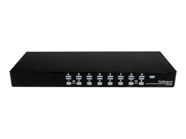 StarTech.com 16 Port 1U Rackmount USB KVM Switch with OSD (SV1631D...