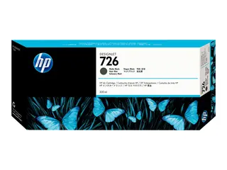 HP 726 - 300 ml - matt svart - original - DesignJet blekkpatron - for DesignJet SD Pro MFP, T1200, T1200ps, T1300, T2300