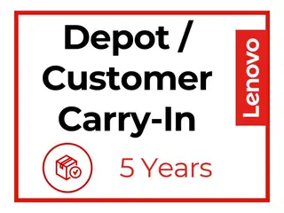 Lenovo Depot/Customer Carry-In Upgrade - Utvidet serviceavtale deler og arbeid (for notebook'er) - 5 år - for ThinkBook 13; 14; 15; ThinkPad 11e Yoga Gen 6; E48X; E49X; E58X; E59X