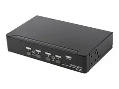 STARTECH.COM DisplayPort KVM Switch - 4 Port - 4K 60Hz - DP 1.2 KVM - Computer