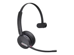 Yealink BH70 Mono - Hodesett - on-ear Bluetooth - tr&#229;dl&#248;s - USB-A via Bluetooth-adapter - svart - UC-sertifisert