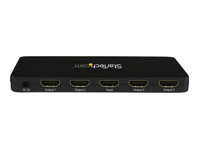 StarTech.com 4K HDMI Splitter - 4k 30Hz - 4 Port - Aluminum - Back...