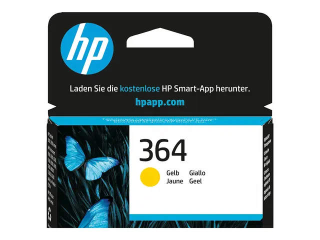 HP 364 - Gul original blister blekkpatron for Deskjet 35XX; Photos...