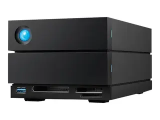 LaCie 2big Dock STLG16000400 - Harddiskarray 16 TB - 2 br&#248;nner (SATA-600) - HDD 8 TB x 2 - Thunderbolt 4, USB 3.2 Gen 2 (ekstern) - med 5-&#229;rs Rescue Data Recovery Service Plan