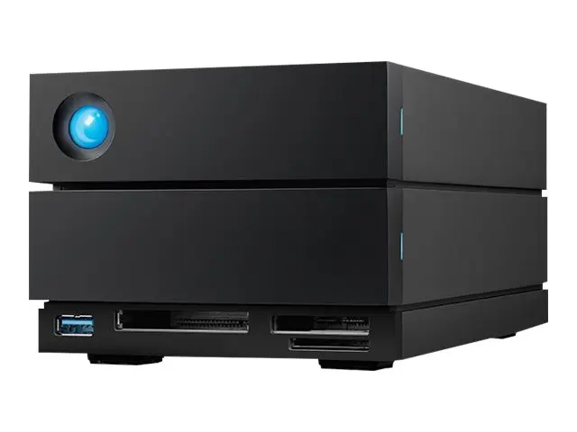 LaCie 2big Dock STLG16000400 - Harddiskarray 16 TB 2 brønner (SATA...