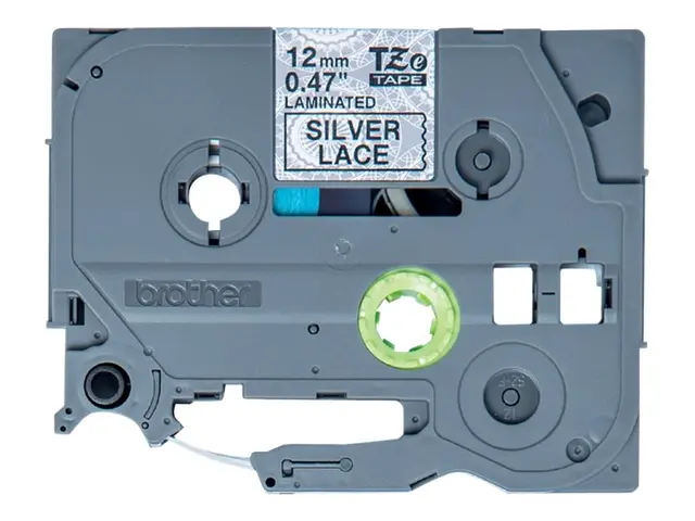 Brother TZe-MPSL31 - Svart på sølvknipling Rull (1,2 cm x 4 m) 1 k...