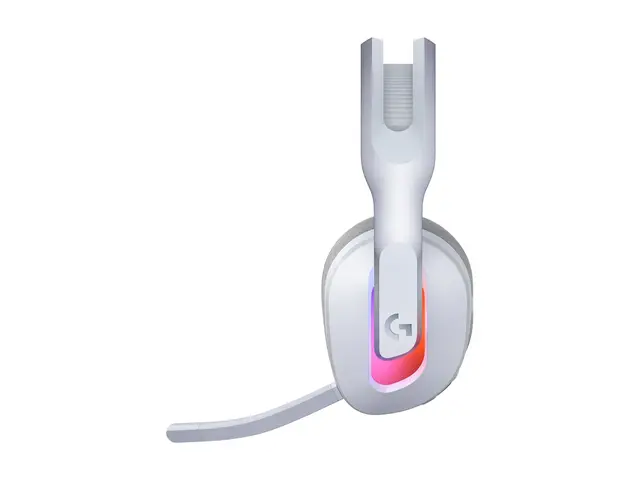 Logitech G Astro A20 X - Hodesett - full størrelse Bluetooth / LIGHTSPEED - trådløs, kablet - USB-A, USB-C - hvit 