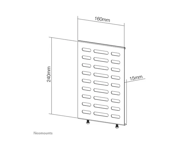 Neomounts NS-MBTC100 - Monteringskomponent (medieboksholder) svart...