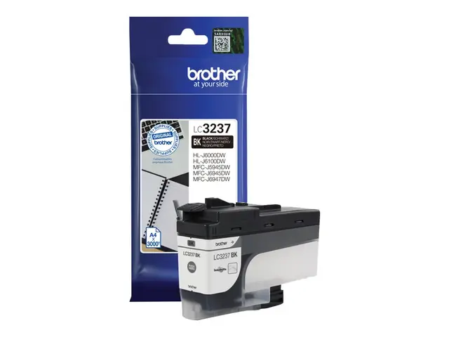 Brother LC3237BK - Svart original blekkpatron for HL-J6000DW, HL-J...