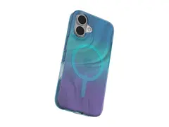 ZAGG Milan Snap - Baksidedeksel for mobiltelefon MagSafe-samsvar - dyp aurora - for Apple iPhone 16
