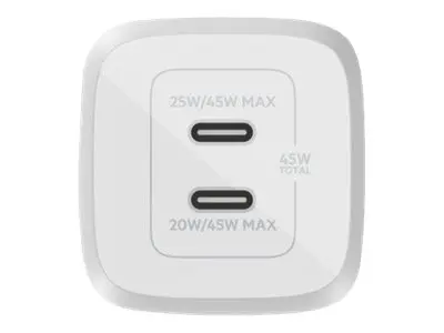 Belkin BoostCharge Pro GaN - Strømadapter PPS- og GaN-teknologi 45...