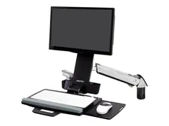 Ergotron StyleView monteringssett - for LCD-skjerm / tastatur / mus / strekkodeskanner polert aluminium