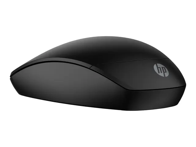HP 235 Slim - Mus optisk 3 knapper trådløs 2.4 GHz USB mottaker svart