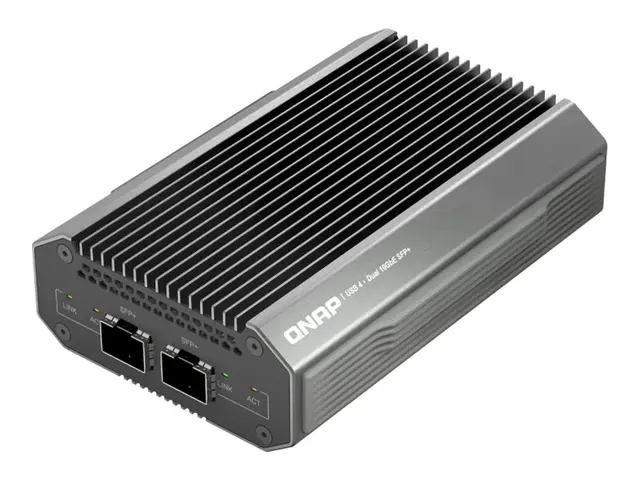 QNAP QNA-UC10G2SF - Nettverksadapter USB4 / Thunderbolt 4 10 Gigab...