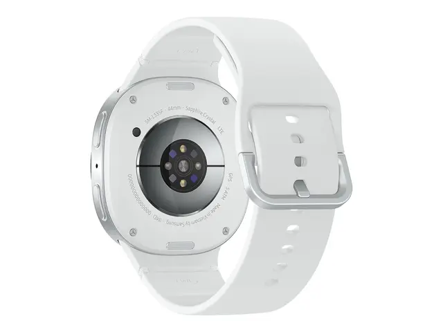 Samsung Galaxy Watch8 - 44 mm sølvfarget smartklokke med sportsbån...