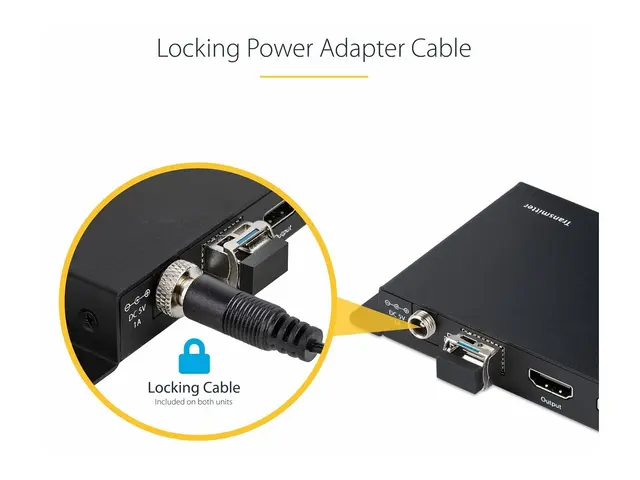 StarTech.com 4K HDMI over Fiber Extender Kit, 60Hz up to 3300ft/1k...