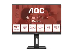AOC Essential-line Q27E3UMF - LED-skjerm 27&quot; - 2560 x 1440 QHD @ 75 Hz - VA - 300 cd/m&#178; - 4000:1 - 4 ms - HDMI, DisplayPort - h&#248;yttalere - svart
