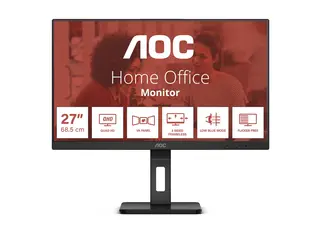AOC Essential-line Q27E3UMF - LED-skjerm 27&quot; - 2560 x 1440 QHD @ 75 Hz - VA - 300 cd/m&#178; - 4000:1 - 4 ms - HDMI, DisplayPort - h&#248;yttalere - svart