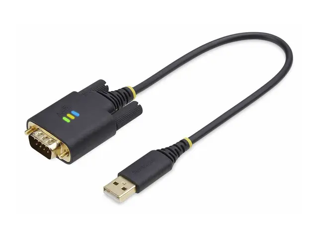 StarTech.com 1ft (30cm) USB to Serial Adapter Cable, COM Retention...