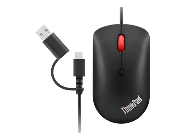 Lenovo ThinkPad Compact - Mus høyre- og venstrehåndet optisk 4 kna...