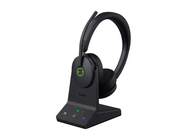 Yealink WH68 - Hodesett on-ear DECT / Bluetooth trådløs aktiv støy...