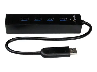 StarTech.com 4-Port USB 3.0 Hub with Built-in Cable - SuperSpeed L...