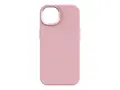 KEY - Baksidedeksel for mobiltelefon antibakteriell - MagSafe-samsvar - v&#230;skesilikon, hard polykarbonat - flamingorosa - 6.1&quot; - for Apple iPhone 14 (6.1 tommer)