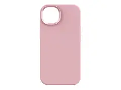 KEY - Baksidedeksel for mobiltelefon antibakteriell - MagSafe-samsvar - v&#230;skesilikon, hard polykarbonat - flamingorosa - 6.1&quot; - for Apple iPhone 14 (6.1 tommer)
