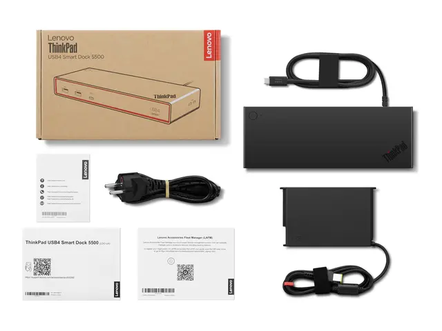 Lenovo ThinkPad Smart Dock 5500 - dokkingstasjon USB4 HDMI, DP, US...