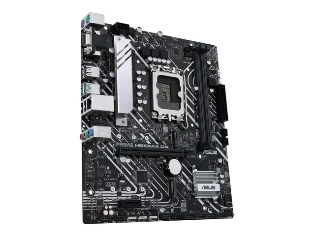ASUS PRIME H610M-A D4-CSM - Hovedkort - micro ATX - LGA1700-sokkel...