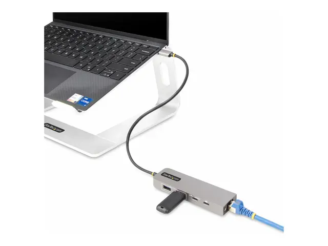 StarTech.com 3-Port USB-C Hub with 2.5 Gigabit Ethernet and 100W P...