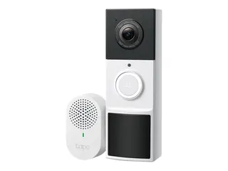 Tapo D210 V1 - D&#248;rklokkekamera - med kamera tr&#229;dl&#248;s - 802.11b, 802.11g, 802.11n - 2.4 Ghz - med Tapo Doorbell Chime