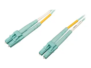 Eaton Tripp Lite Series 10Gb/40Gb/100Gb Duplex Multimode 50/125 OM4 LSZH Fiber Patch Cable (LC/LC), Aqua, 2M (6.6 ft.) koblingskabel - 2 m - akvamarin