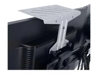 Ergotron StyleView Camera Shelf - Monteringskomponent (brakett, hylle, monteringsmaskinvare, berøringsholdestrimmel, stropp) for videokonferansekamera - sølv - under monitor